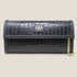 90 Feet Kaya Clutch Bag in Premium Genuine Leather (Black)